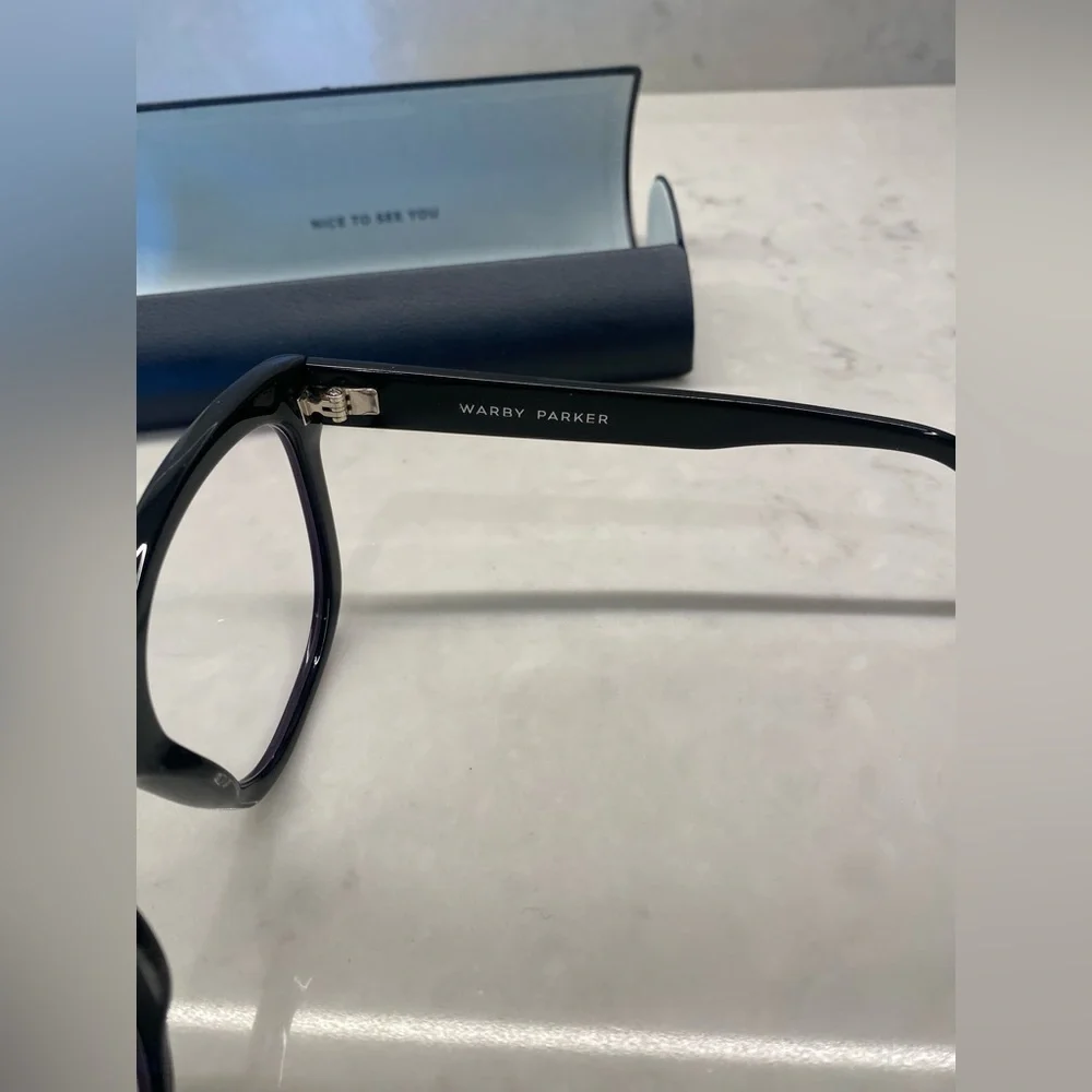 Warby Parker Aubrey Glasses with Blue Light Lenses - Picture 4 of 8